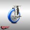 Service Caster 5 Inch 316SS Blue Polyurethane Wheel Swivel Top Plate Caster with Brake SCC SCC-SS31620S514-PPUB-BLUE-TLB - alternate 4